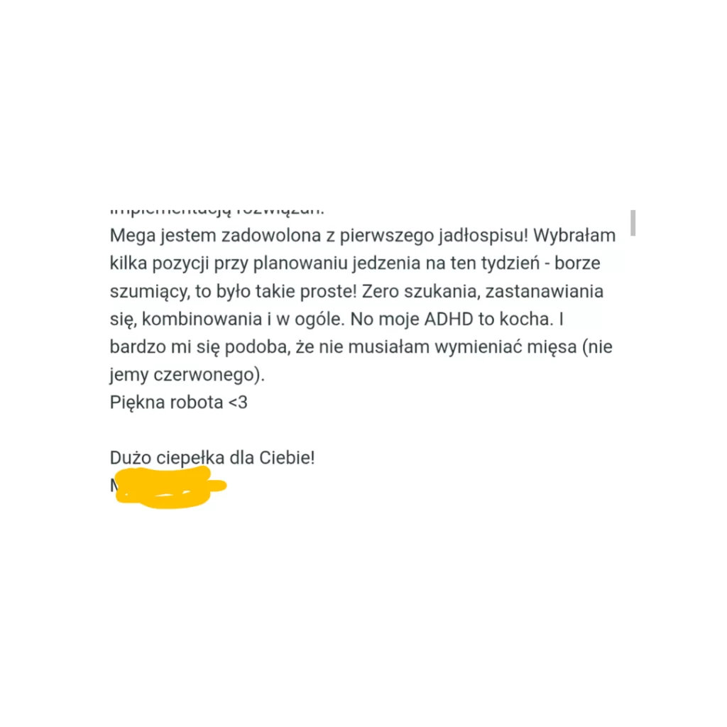 Martyna o "Sezonowych Jadłospisach"