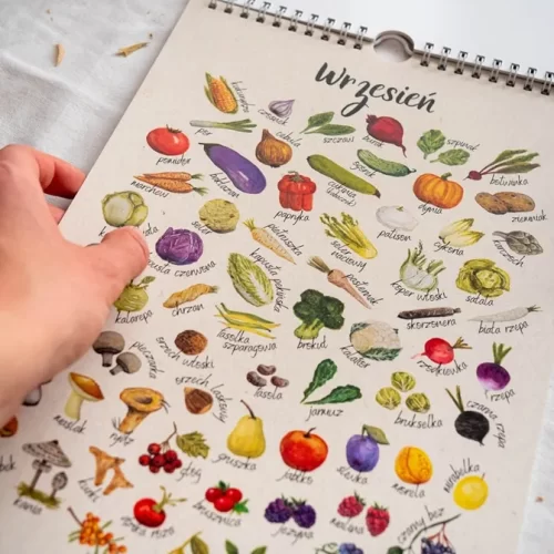 Kalendarz kuchenny sezonownik