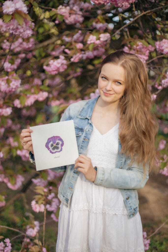 Emilia Wiśniewska planer kwiatowy kwiaty