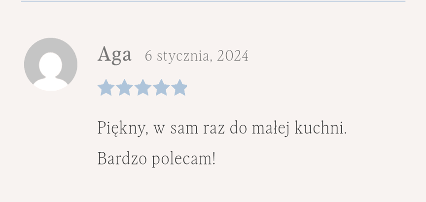 Sezonownik kuchenny - opinia Aga