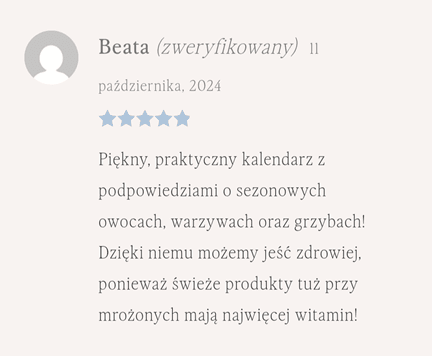 Sezonownik kuchenny - opinia Beata