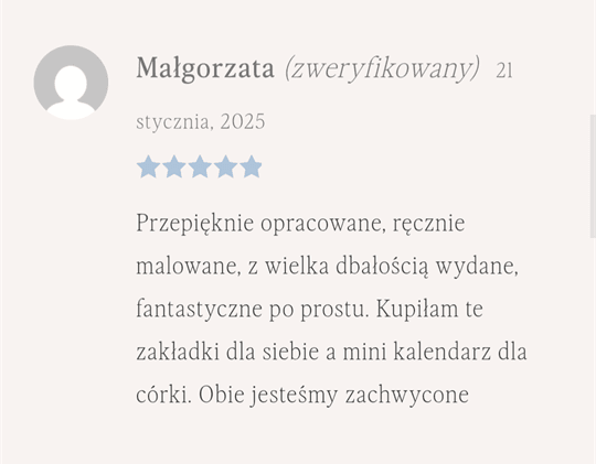 Sezonownik kuchenny - opinia Małgorzata